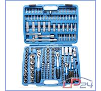BGS JEU DE CLÉS À PIPE 192 PCS 1/2" 3/8" 1/4" BOÎTE À CLIQUET COFFRET D'OUTILS