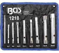 BGS Jeu de clés à tubes | 6 x 7 - 20 x 22 mm | 9 pièces