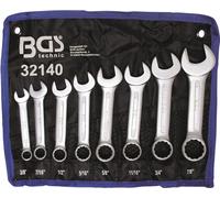 BGS Jeu de clés mixtes extra courtes tailles en pouces SW 3/8" - 7/8" 8pcs - 32140