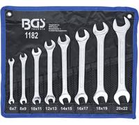 BGS Jeu de clés plates | 6 x 7 - 20 x 22 mm | 8 pièces