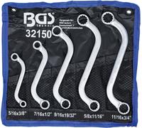 BGS Jeu de clés polygonales doubles en S | en pouces | 3/8" - 3/4 » 5| pièces