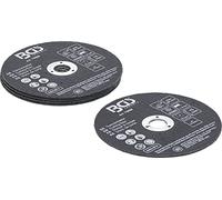 BGS 70998 - Jeu de disques à couper - pour acier inoxydable - Ø 75 x 1,0 x 10 mm - 5 pièces
