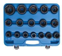BGS Jeu de douilles à choc | 20 mm (3/4") | 19 - 55 mm | 17 pièces