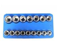 BGS Jeu de douilles à douze pans | Entraînement carré intérieur 12,5 mm (1/2") | SW 8 - 24 mm | 16 pcs.