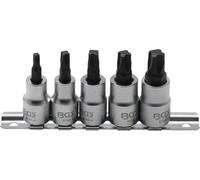 BGS Jeu de douilles à embout Entraînement Carré intérieur 10 mm (3/8") Profil 4 pans (pour MTS-Mortorq) MTS0 - MTS04 5pcs - 9756
