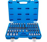 BGS Jeu de douilles à embout, entraînement carré intérieur 12,5 mm hexagone intérieur 30 pces