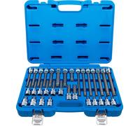 BGS Jeu de douilles à embouts | 12,5 mm (1/2") | Profil cannelé (pour Ribe) |...