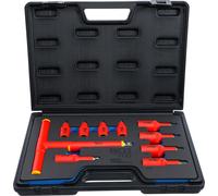 BGS Jeu de douilles à embouts VDE | Empreinte carré femelle 10 mm (3/8") / 12...