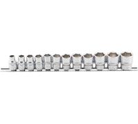 BGS Jeu de douilles à entraînement hexagonal Carré intérieur 10 mm (3/8") SW 8 - 19 mm 12pcs - 9104