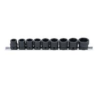 BGS Jeu de douilles de force hexagonales, extra-plates Entraînement carré intérieur 12,5 mm (1/2") SW 13 - 24 mm 9pcs - 9551