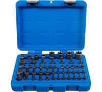 BGS technic Jeu d’embouts et douilles Profil E/T, T (avec perçage) et TP – 52 pièces