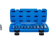 BGS 70988, Jeu de douilles speciales, fendues, 10 mm 3/8" 8 - 19 mm, 12 pieces