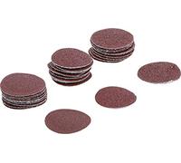BGS Jeu de feuilles abrasives pour ponceuse excentrique, Ø 30 mm - K 60, 80, 120 70193