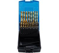 BGS Jeu de forets hélicoïdaux HSS-G nitrurés au titane 1 - 10 mm 19 pces - 2040