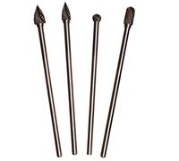 BGS Jeu de fraises HSS, extra longues | 4 pièces