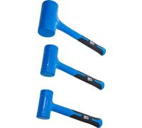 BGS 74442 | Jeu de maillets de débosselage | anti rebonds | Ø 47/55 / 65 mm | 450/765 / 1275 g | 3 pièces