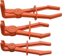 BGS Jeu de pinces pour durites flexibles | coudées, 90° | 155 - 255 mm | 3 pi...