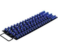 BGS Jeu de rails à emboîter pour douilles avec 80 clips pour douilles 6,3 mm (1/4"), 10 mm (3/8"), 12,5 mm (1/2") - 6871