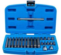 BGS 5013 | Jeu d'embouts | 10 mm (3/8") | Profil cannelé (pour Ribe) | 22 pièces