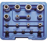 BGS Jeu d'embouts et de douilles profil E / profil T (pour Torx) 17 pièces - 5023