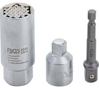 BGS Multi-usages avec jeu d'adaptateurs 10 mm (3/8") SW 9 - 21 mm 3pcs - 92533