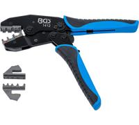 BGS technic Pince à sertir et dénuder avec fonction cliquet douilles de profil à presser échangeables BGS Quantité:1