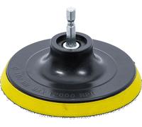 BGS Plateau velcro pour art. 74367 Entraînement hexagone extérieur 6,3 mm 1/4" Ø 100 mm - 74370