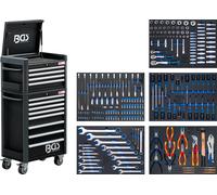 BGS Servante d'atelier Profil Standard Maxi | 12 tiroirs | avec 263 outils