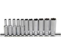 BGS Steckschlüssel-einsatz-satz Hexagon, Profond 6,3 MM (1/4 ") Sw 4 -13 MM