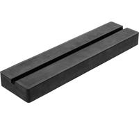 BGS Support en caoutchouc avec rainure pour ponts élévateurs 373 x 100 x 35 mm - 7012