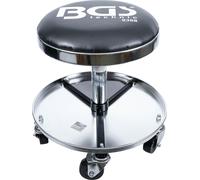 BGS Tabouret d'atelier avec 5 rouleaux | Ø 360 mm