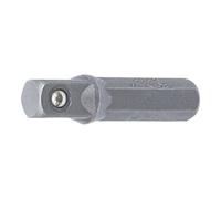 BGS technic KG – Adaptateur à cliquet pour embouts BGS 8202, 6,3 mm (1/4") mâle, 30 mm