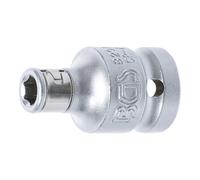 BGS 8201 Adaptateur avec bille de maintien, 12,5 (1/2), pour embouts 6,3 (1/4)