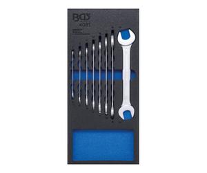 BGS technic Bandeja para carro 1/3: Juego de llaves fijas dobles 6 - 22 mm 8 piezas BGS Quantité:1