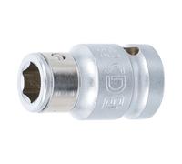 BGS technic KG Adaptateur BGS 290 12,5 mm (1/2") vers six pans 10 mm (3/8") avec bille