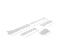 BGS technic BGS Assortiment de colliers plastique blanc diverses tailles 250 pièces Quantité:1