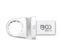 BGS technic BGS Clé annulaire 15 mm Empreinte 14 x 18 mm Quantité:1