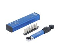 BGS technic BGS ynamométrique, sortie hexagonale interne 6,3 mm (1/4"), 2 - 10 Nm, avec jeu de bits, 9 pièces Quantité:1