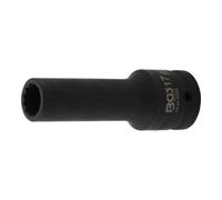 BGS technic - Douille à choc douze pans longue 20 mm (3/4") 17 mm - 1 pièce