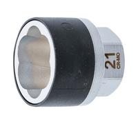 BGS technic BGS Douille à empreinte spirale / extracteur de vis, entraînement hexagonal extérieur 21 mm, I 21 mm Quantité:1