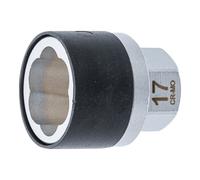 BGS technic BGS Douille à empreinte spirale / extracteur de vis, entraînement hexagonal externe 17 mm, clé 17 mm Quantité:1