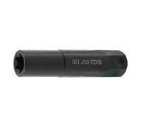 BGS technic BGS Douille de clé à douilles, profil E, extra longue 22 mm E20 Quantité:1
