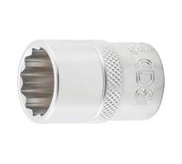 BGS Douilles simples standard, Chromé Mat, 18 mm