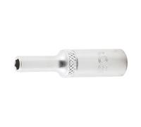 BGS technic BGS Douille pour clé, six pans, longue 6,3 mm (1/4") 4 mm Quantité:1