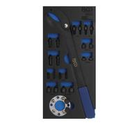 BGS technic BGS 9696 - Insert de servante 1/3 - Jeu d'outils de calage d'arbre à cames pour VAG