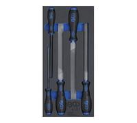 BGS technic BGS Insert de servante d'atelier 1/3 : Jeu de limes d'atelier 5 pièces Quantité:1