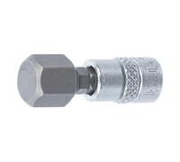 BGS technic BGS insert drive inner square 6.3 mm (1/4") inner hexagon 12 mm Quantité:1