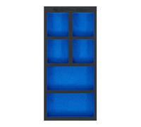 BGS technic BGS Insert pour servante d’atelier 1/3, vide : 6 compartiments, 408 x 189 x 32 mm Quantité:1