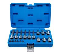 BGS technic – Jeu de douilles à embouts BGS 5171, 6,3/12,5 mm, six pans intérieurs, 18 pièces