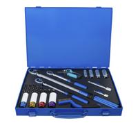 BGS technic BGS Jeu de clés dynamométriques, entraînement carré extérieur 6,3 mm (1/4"), 10 mm (3/8"), 12,5 mm (1/2"), 31 pièces Quantité:1